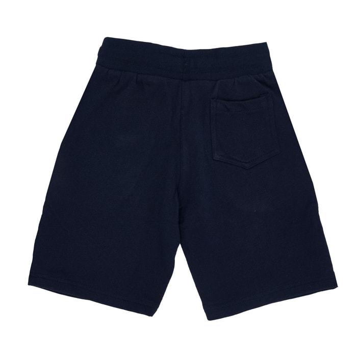 Bermuda básica infantil polar con logo pequeño