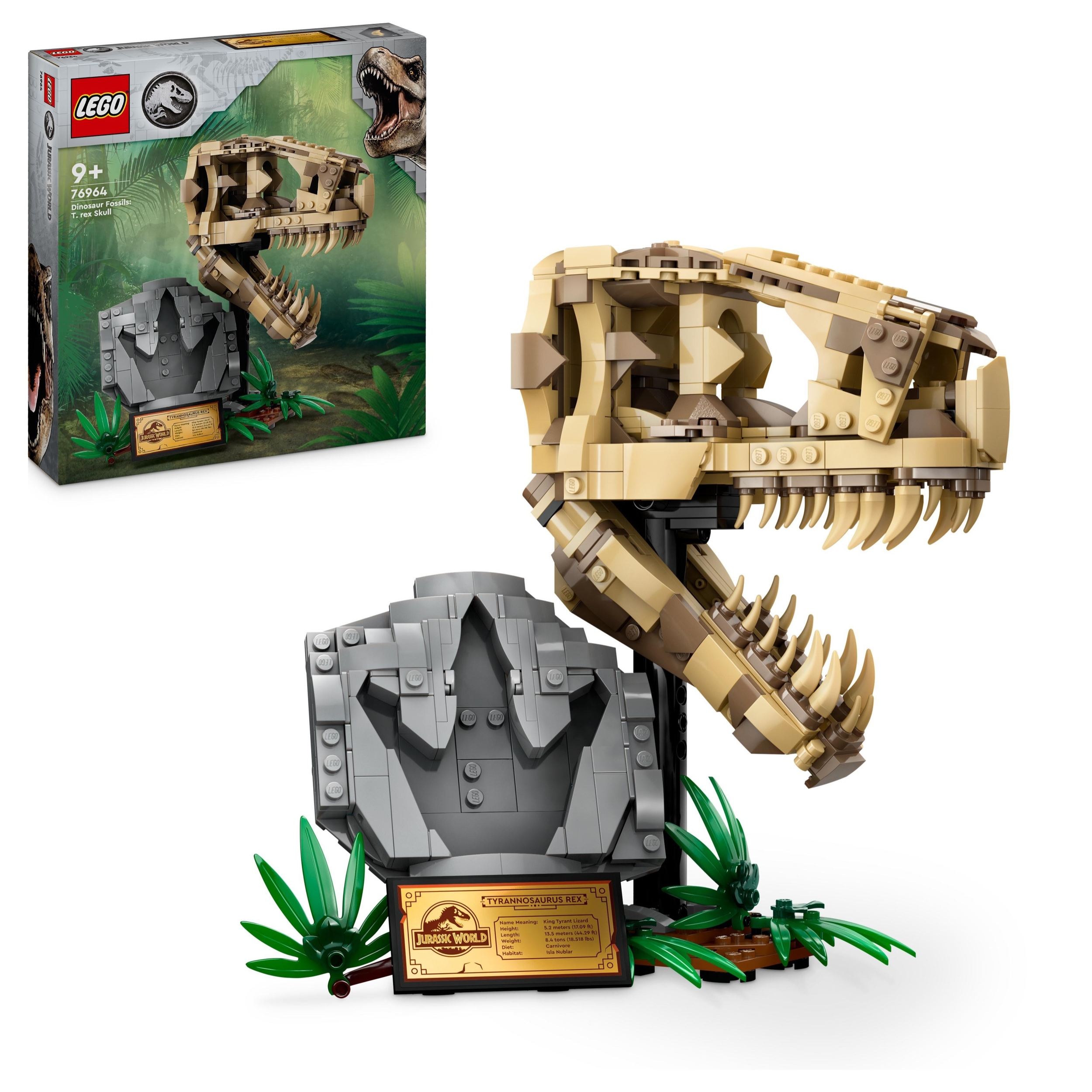 LEGO JURASSIC WORLD 76964 - FOSSILI DI DINOSAURO: TESCHIO DI T.REX