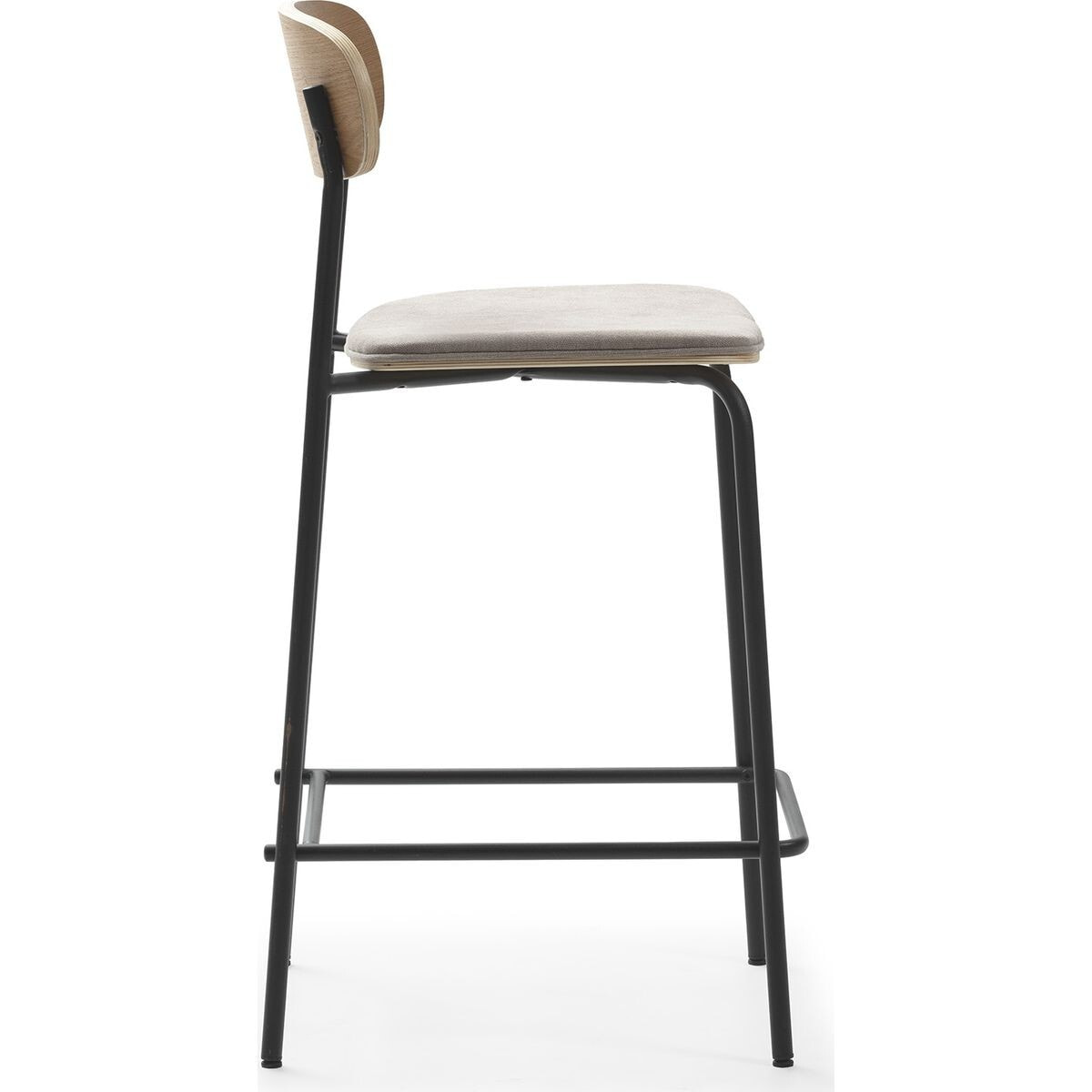 Lot de 2 tabourets de bar en tissu - SVALA