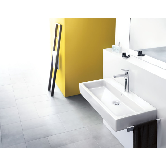 Mitigeur de lavabo 190 Focus avec tirette et vidage chromé Focus
