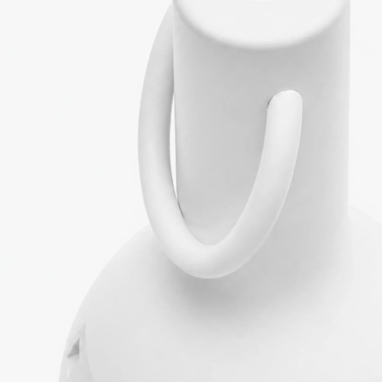 Petite lampe nomade en plastique blanc - Elo
