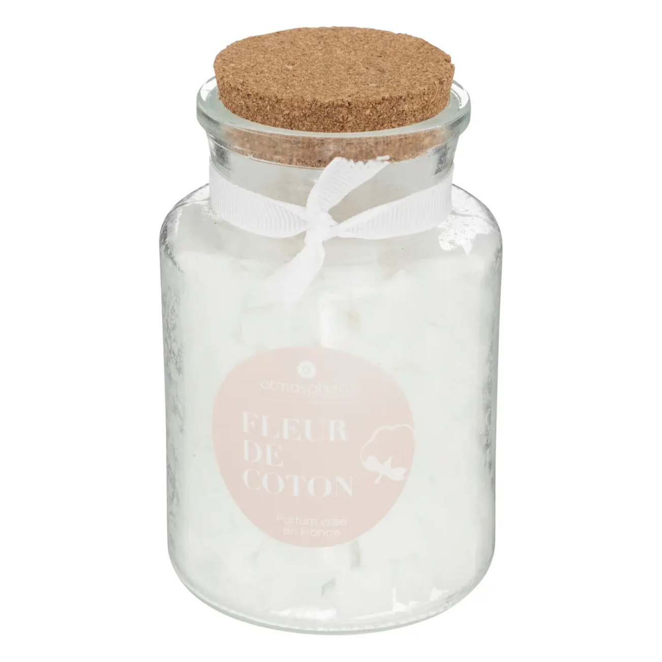 Cire parfumée "Izor" en verre 150g fleur de coton