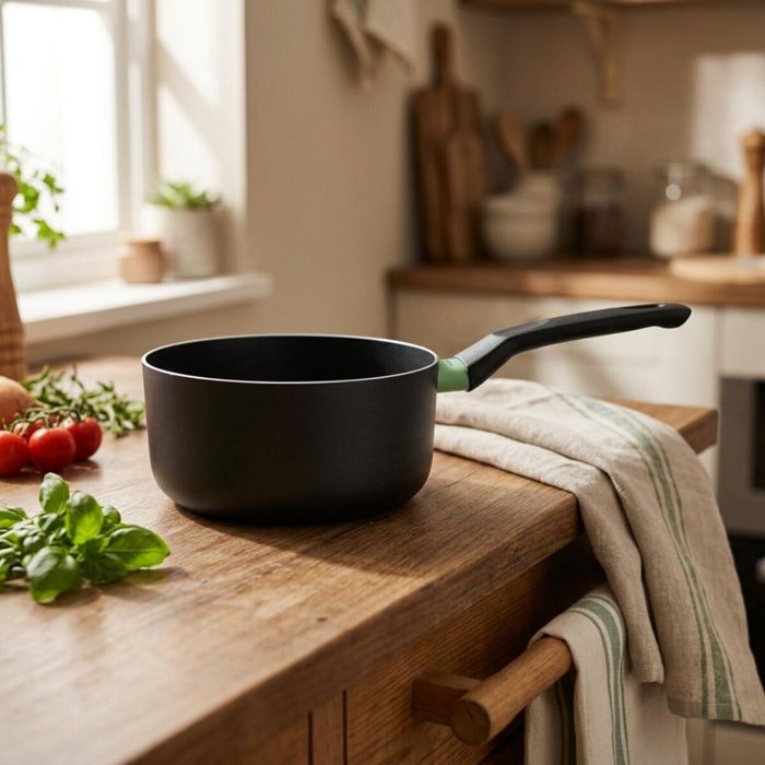 Casserole aluminium revêtement céramique antiadhésif sans PFAS Fackelmann Brandao