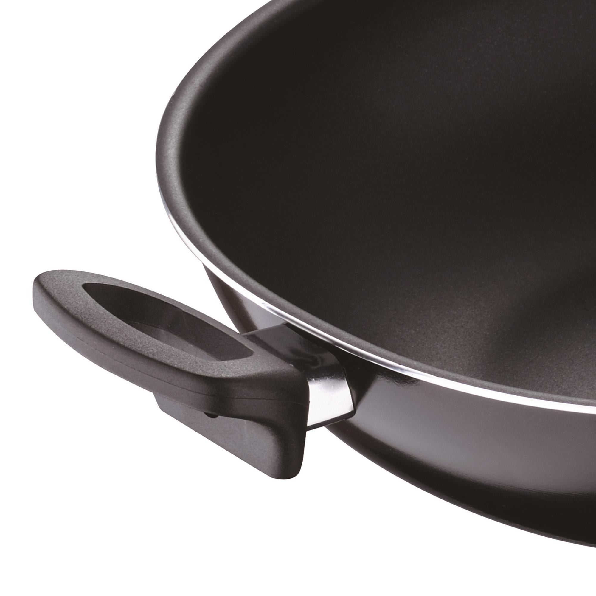 Wok de ø32x8,8cm en aluminio prensado