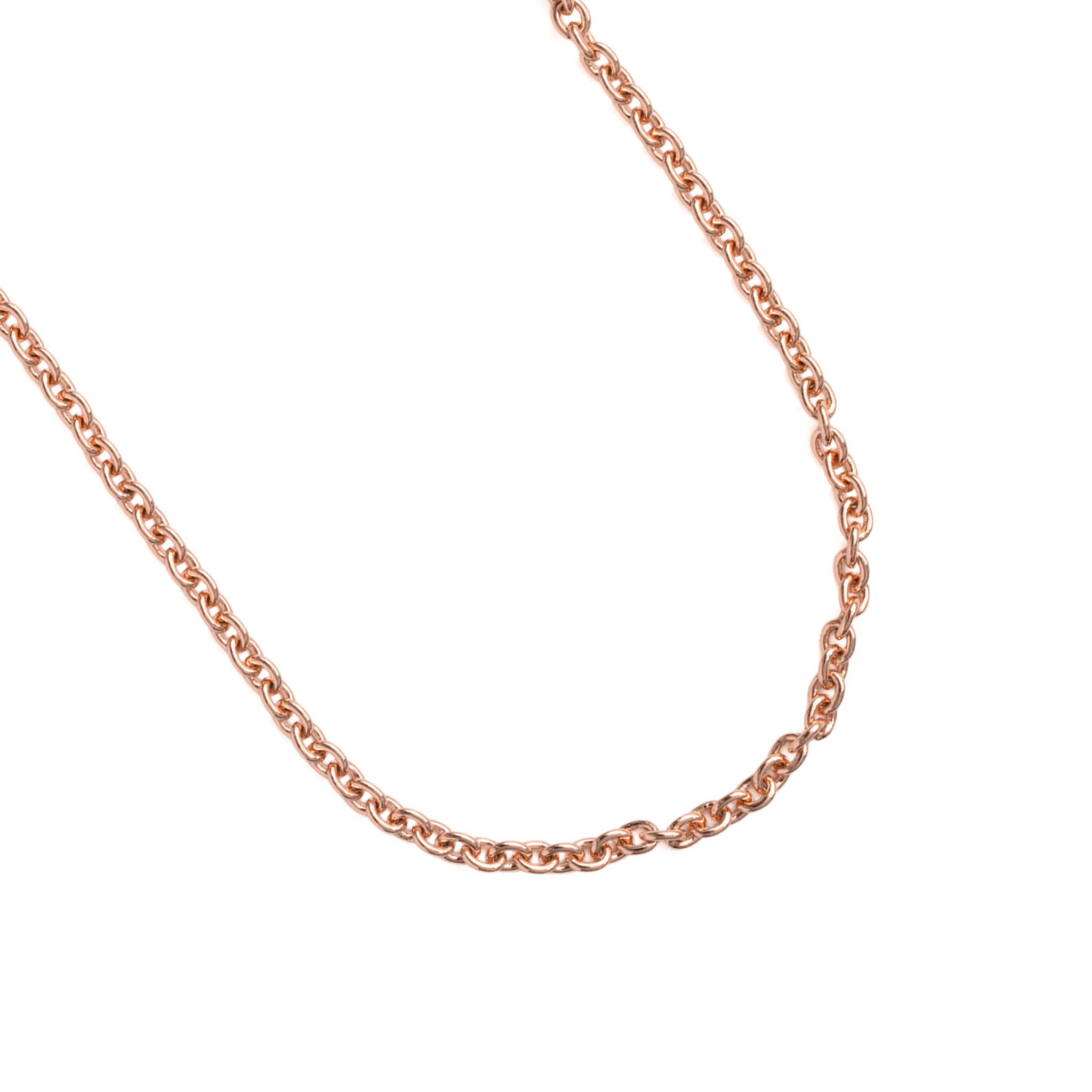 Collar Rocain acabado oro rosa 18k