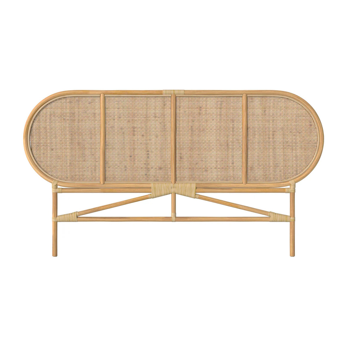 Tête de lit en rotin naturel 140 cm - Navahino