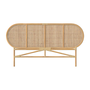 Tête de lit en rotin naturel 140 cm - Navahino