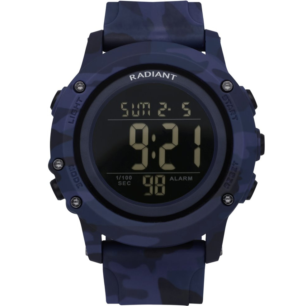 Reloj Radiant RA562603 Hombre Digital Cuarzo con Correa de Silicona