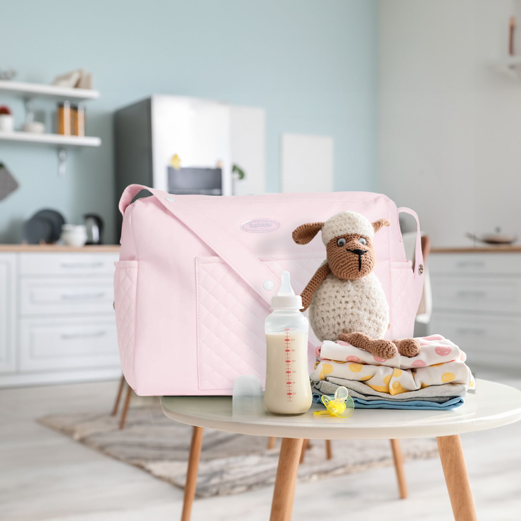 Bolso Gandul Acolchado Rosa Talla Ninguna