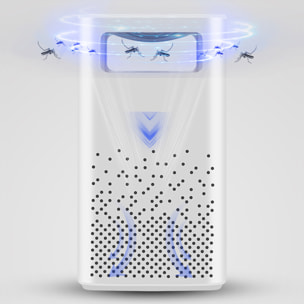 Atrapa mosquitos eléctrico, con luz led, aspirador y depósito.