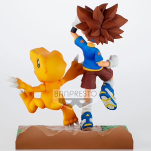 Digimon Adventure Adventure Archives Taichi E Agumon Figura 15cm Banpresto