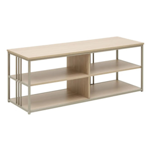 Meuble TV Duna rectangulaire 40x120cm beige