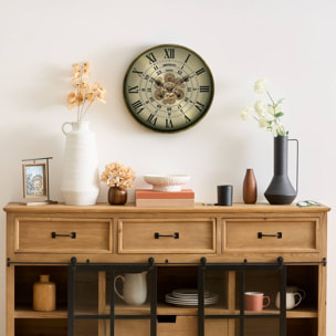 Horloge Michel D60cm vert