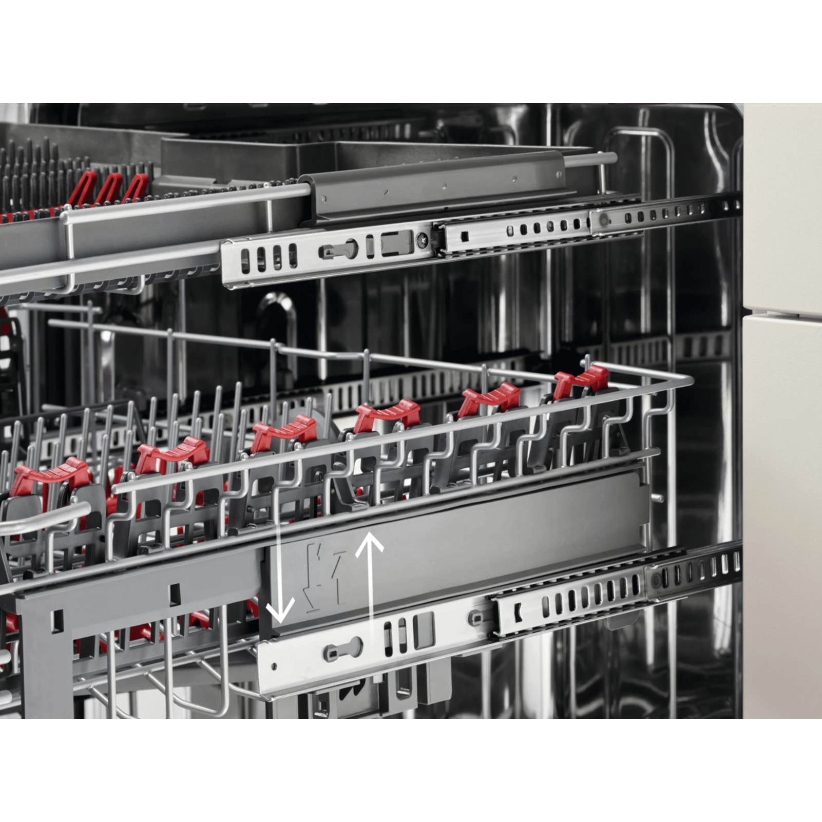 AEG Lavavajillas de 60 cm Serie 7000 GlassCare para 14 cubiertos FFB76717PW