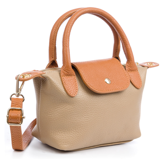 Baucina Borsa a mano Donna. Pelle autentica Dollaro.