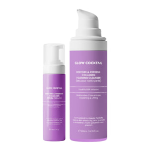 Sérum restaurador e hidratante + Limpiador refrescante