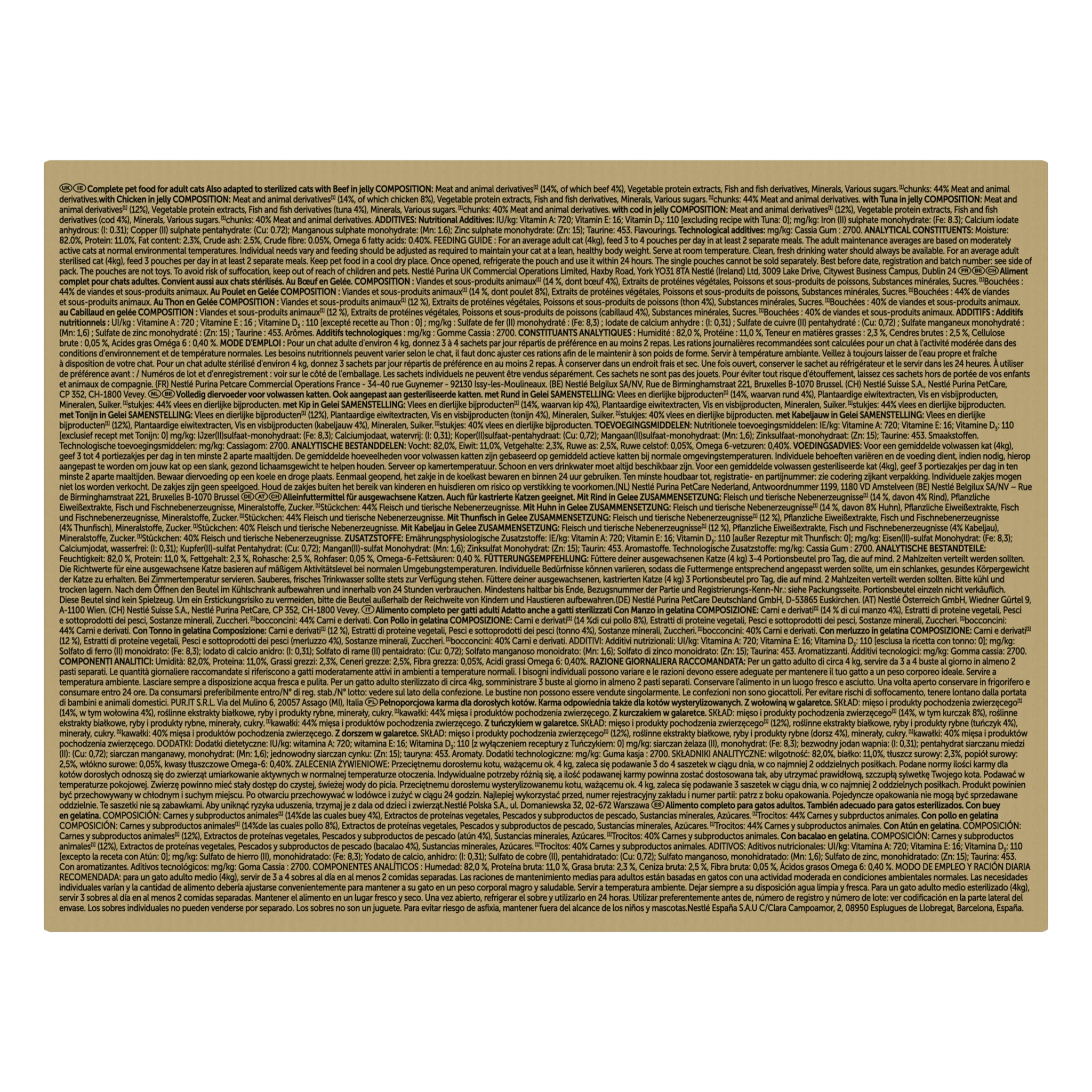 FELIX Tendres Effilés en Gelée Mixte 80x85g