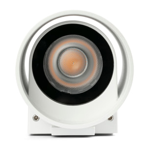 KOV 1L Lampe applique ronde blanche 2700K 34°