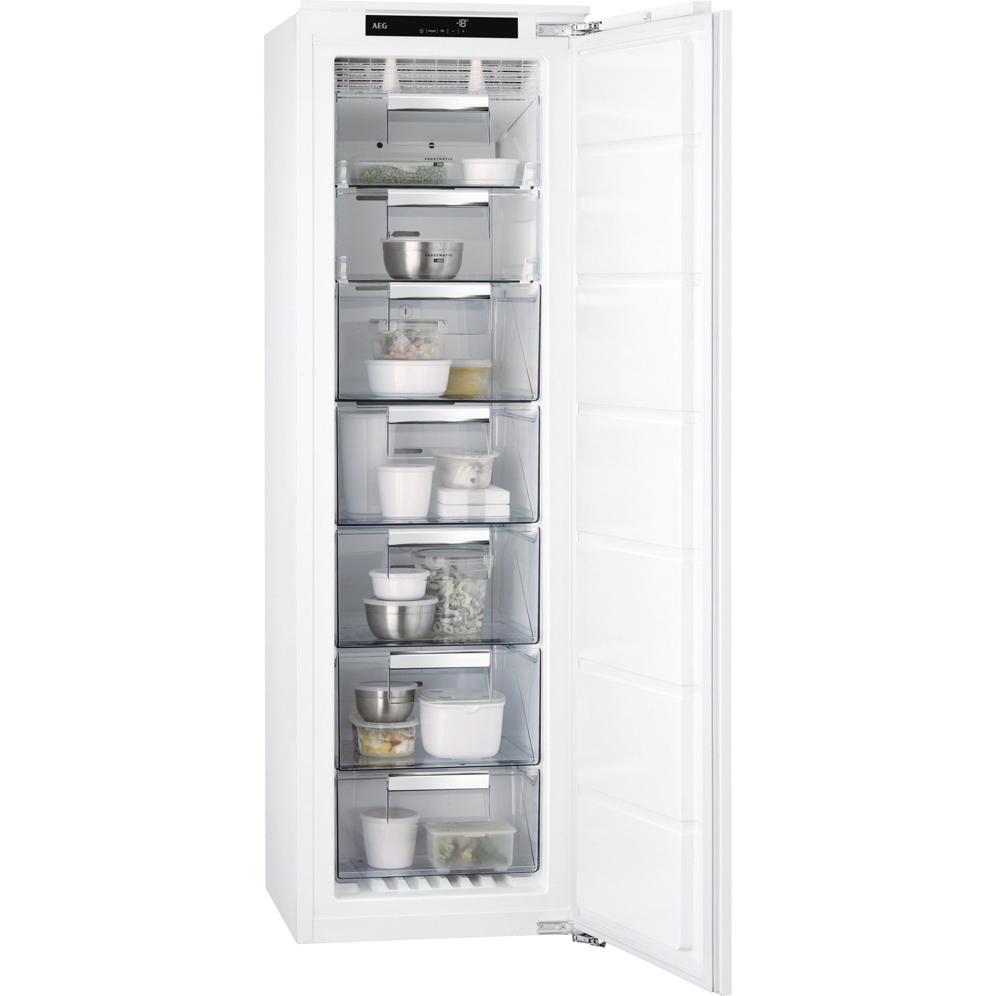 AEG Congelador vertical integrable de 1769 mm ABE818E6NC | Reacondicionado