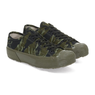 Superga - Zapatillas Hombre Verde - 2434 TIGER CAMO