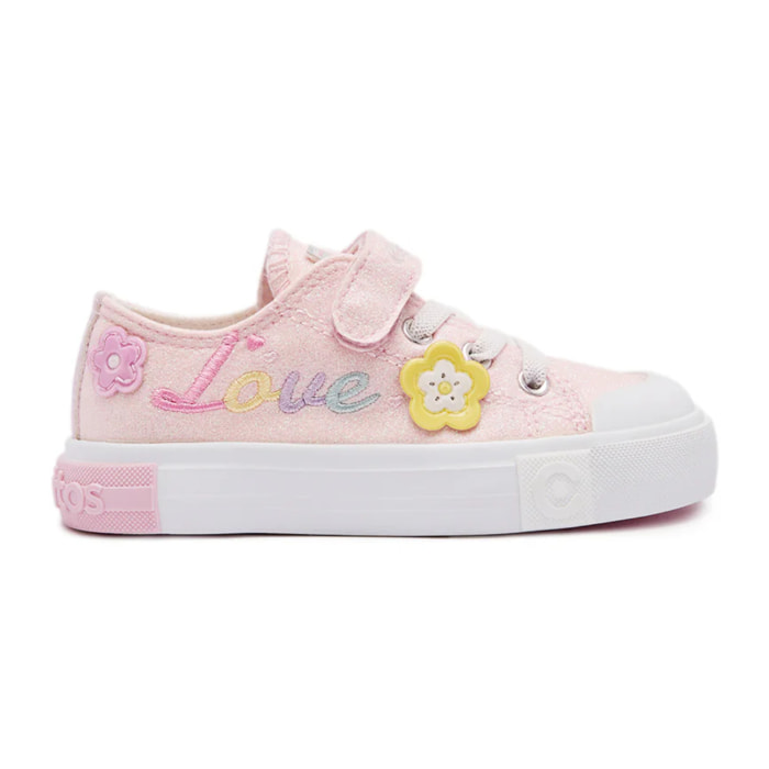Zapatillas de Niña con Detalles de Flores