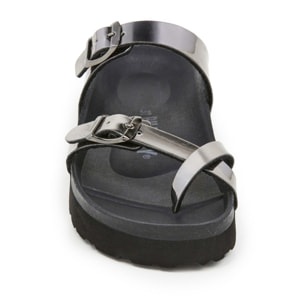 SANDALO CON ZEPPA BILLOWY GRIGIO