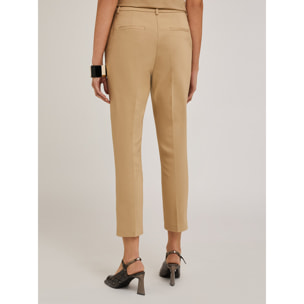 Motivi - Pantaloni regular in tessuto tecnico - Beige