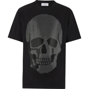 PHILIPP PLEIN Round Neck T-Shirt Skull Stones
