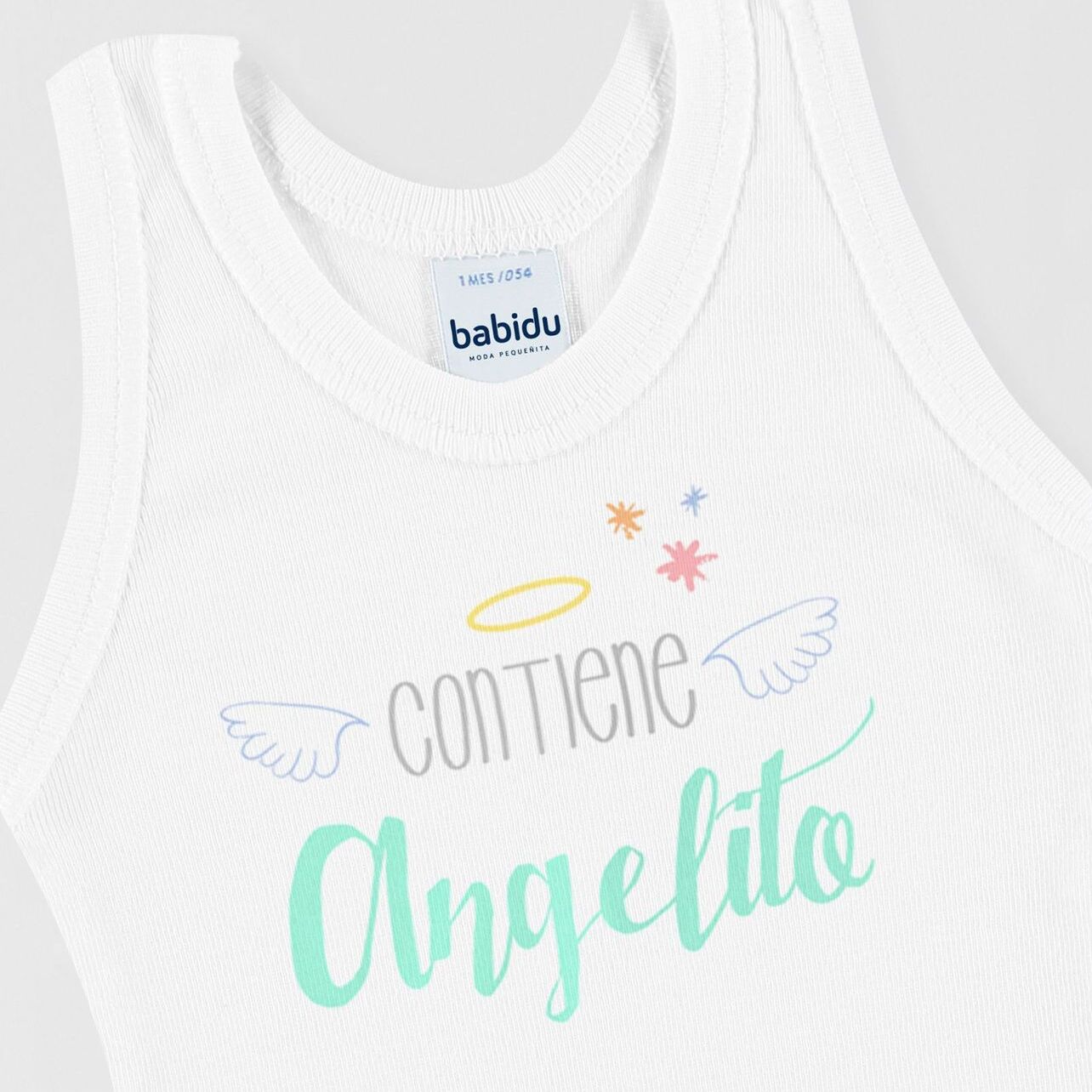 Body bebé tirantes personalizado frases