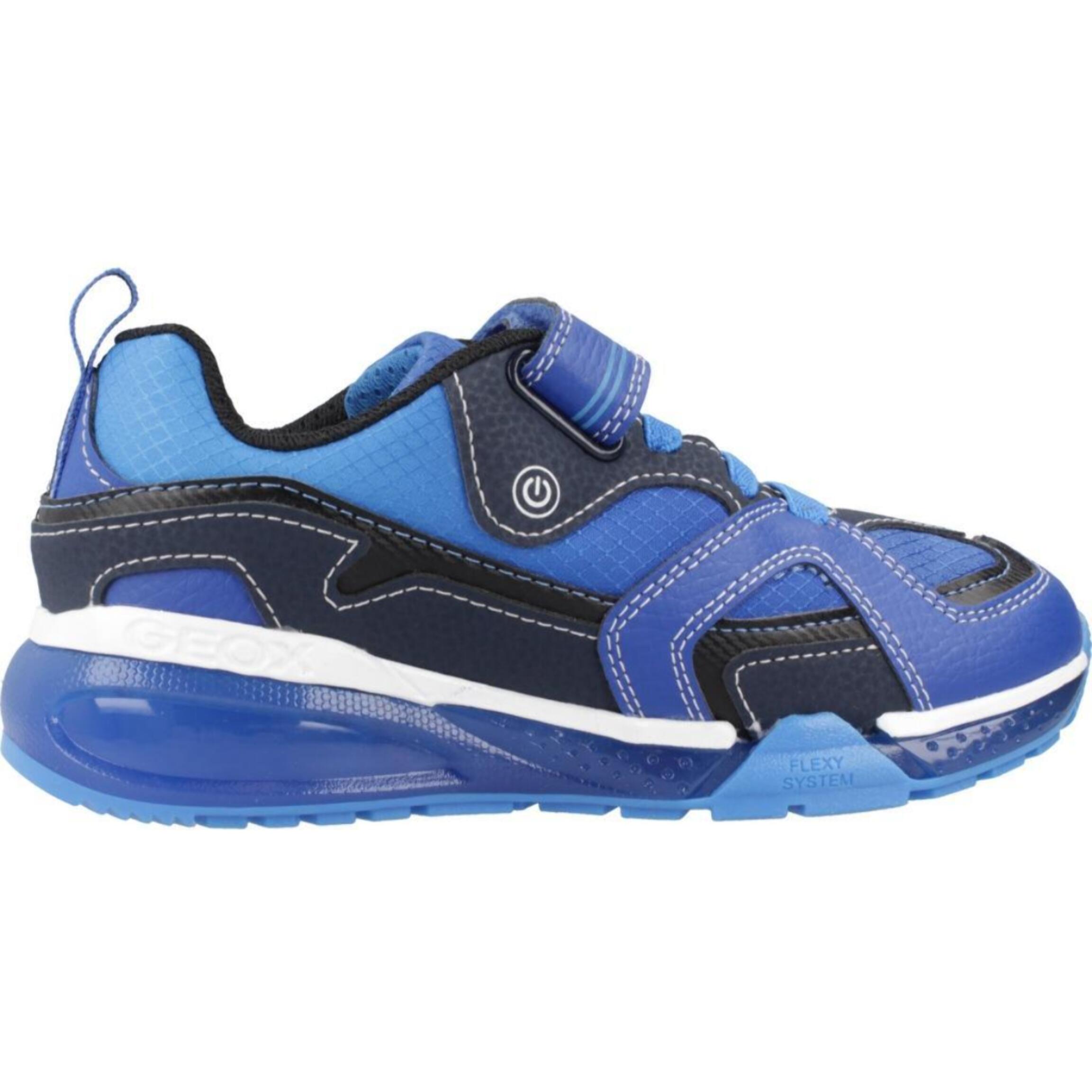 Zapatillas Niño de la marca GEOX  modelo J BAYONYC BOY AZUL