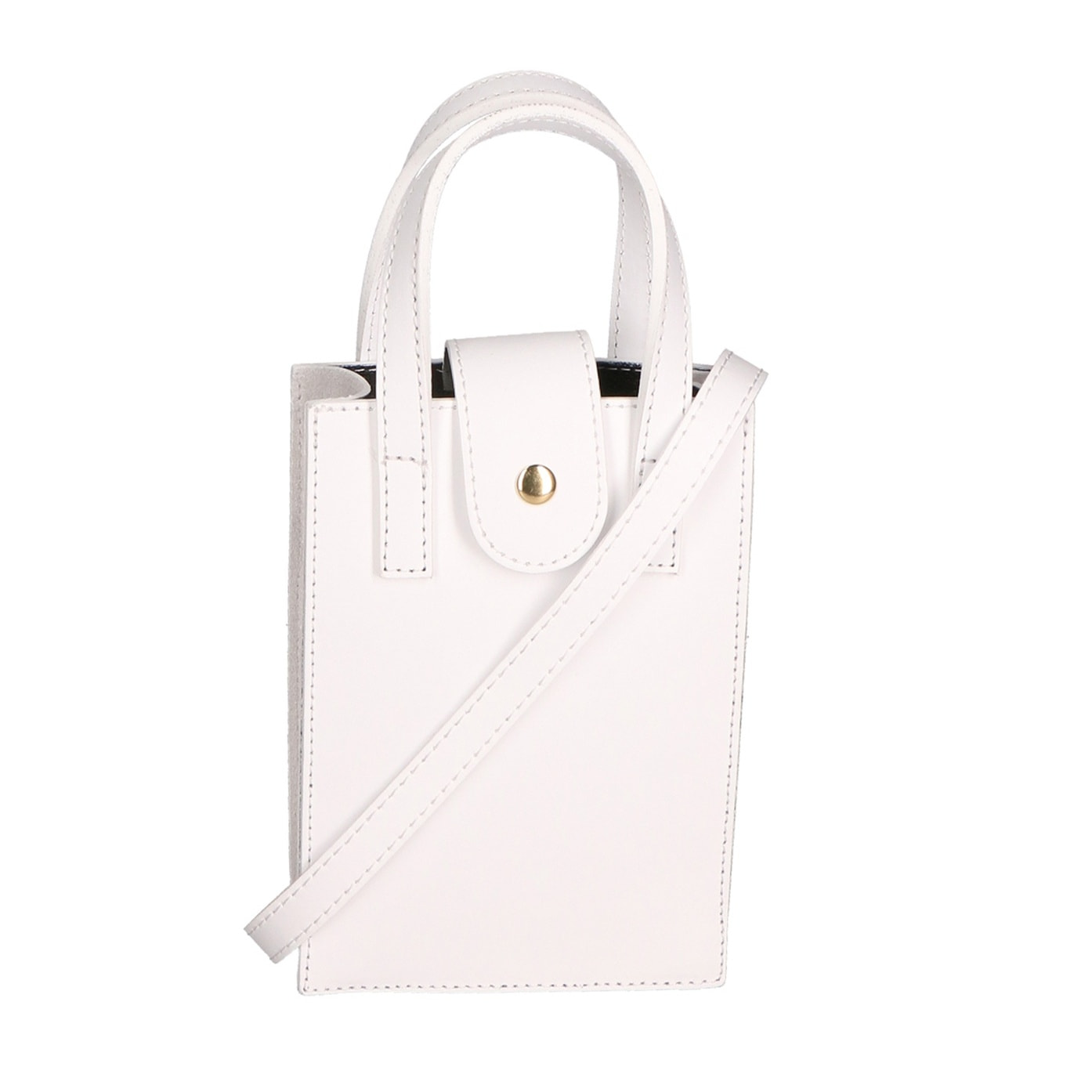 Borsa a mano da donna - Modello Giusi - Vera pelle - 19.0 x 13.0 x 5.0 cm