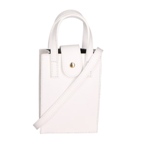 Borsa a mano da donna - Modello Giusi - Vera pelle - 19.0 x 13.0 x 5.0 cm