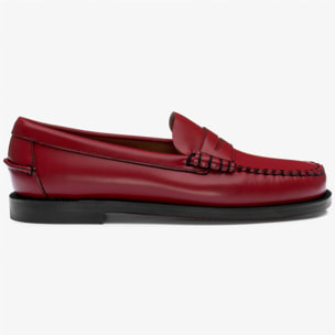 Sebago - Mocassini Donna Rosso - Classic Dan Pigment Woman