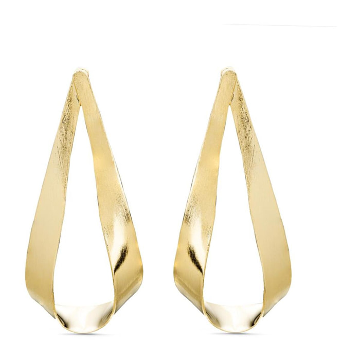 Pendientes Lux by Lux acabados en Oro Amarillo de 18 Kts