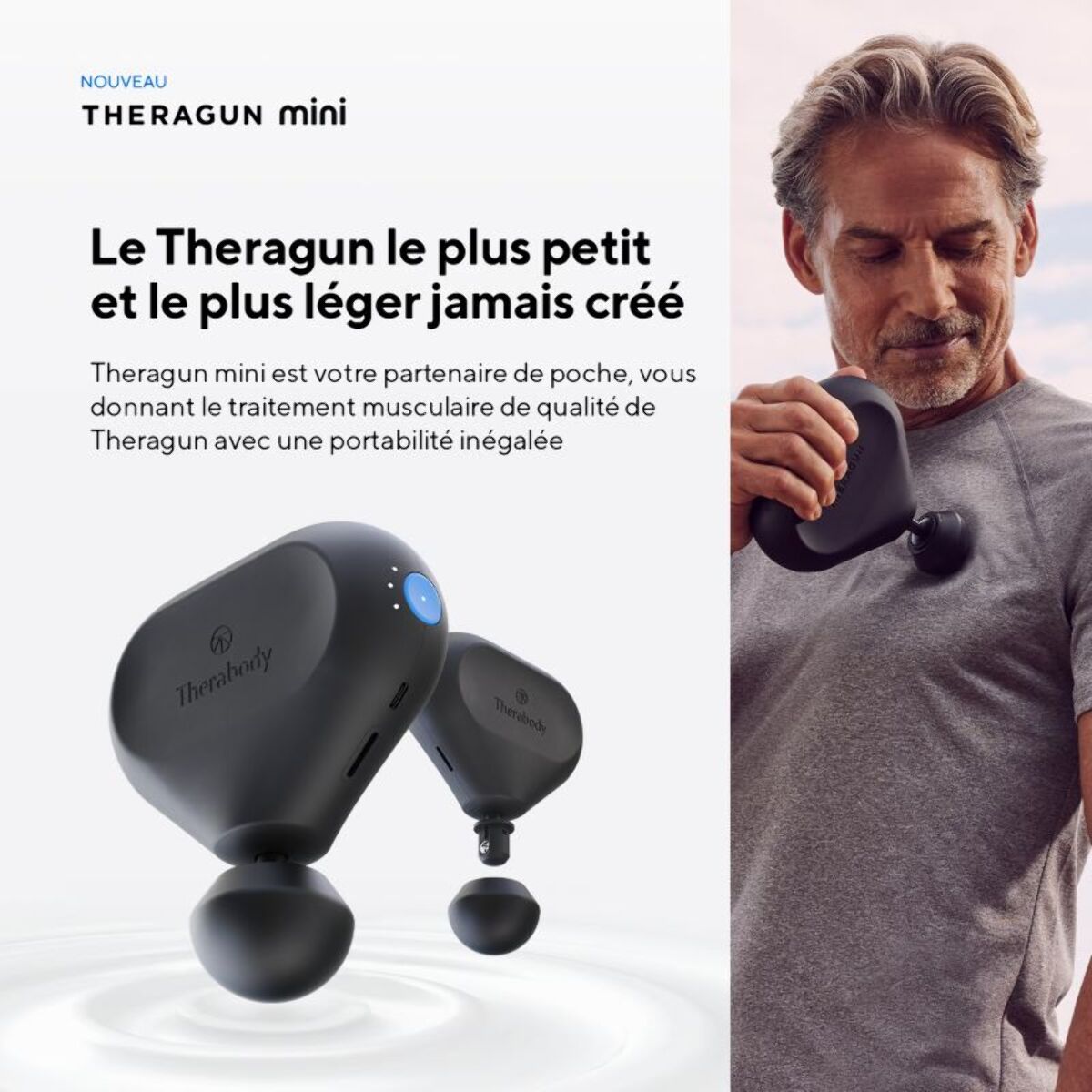 Pistolet de massage THERABODY Theragun Mini 2.0