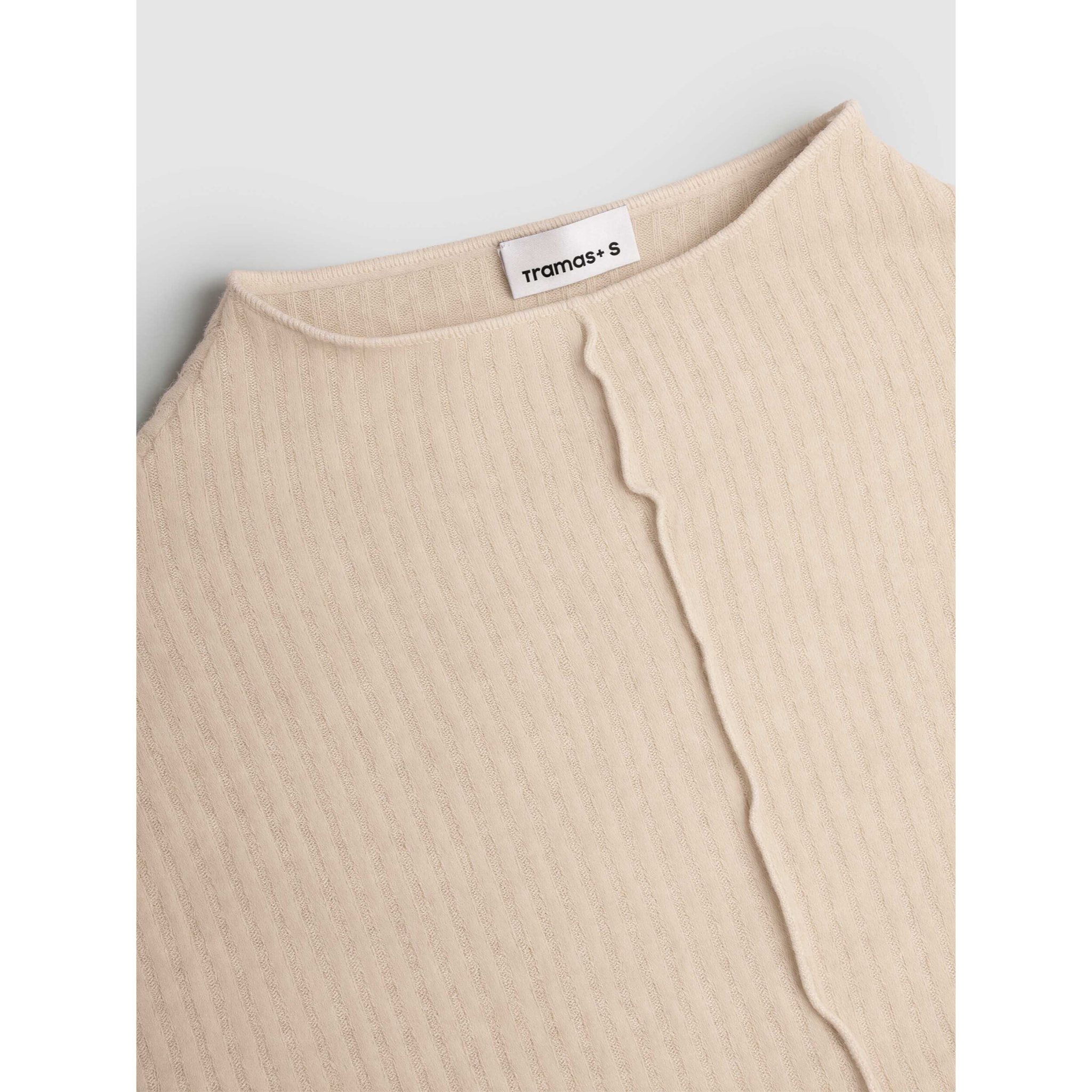 Set jersey pantalón canalé beige