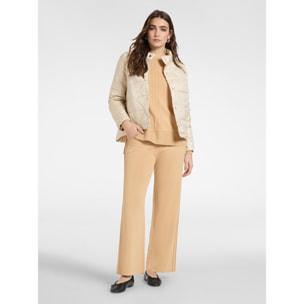 Elena Mirò - Plumífero ligero de nylon acolchado - Beige