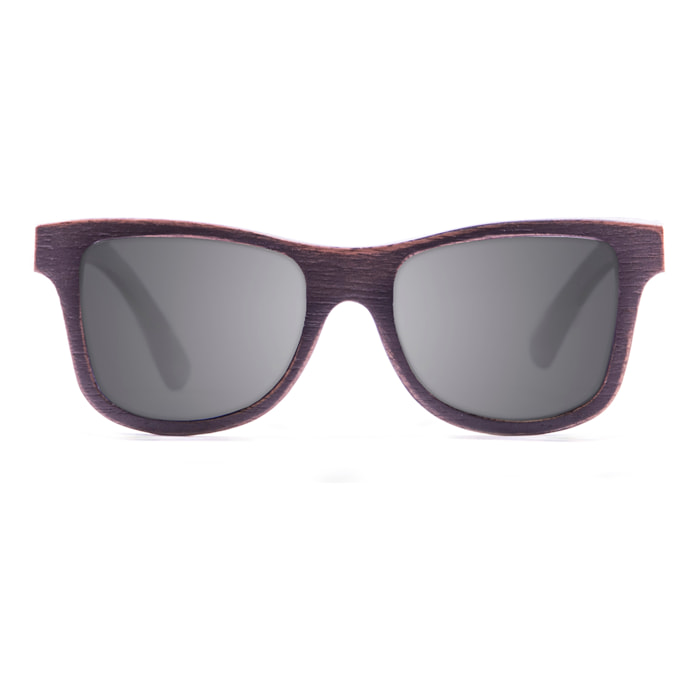 Gafas de sol KAU WASHINGTON - De madera de nogal oscuro veteada / Ahumada