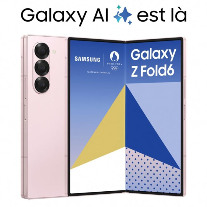 Smartphone SAMSUNG Galaxy Z Fold6 Rose 512Go