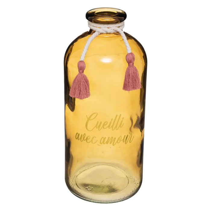 Vase "Carmen" verre H25cm