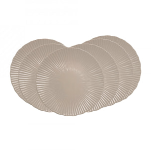 Lot de 6 assiettes à dessert, design 1, SUGAR