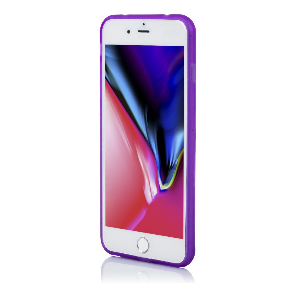 CARCASA TPU TRANSPARENTE CON COLOR IP 7 PLUS / IP8 PLUS