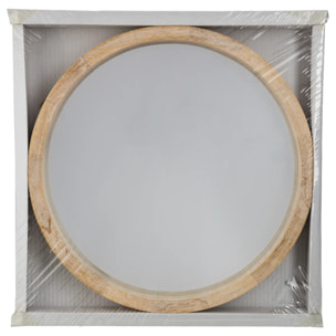 Miroir "Olav" en bois D50cm
