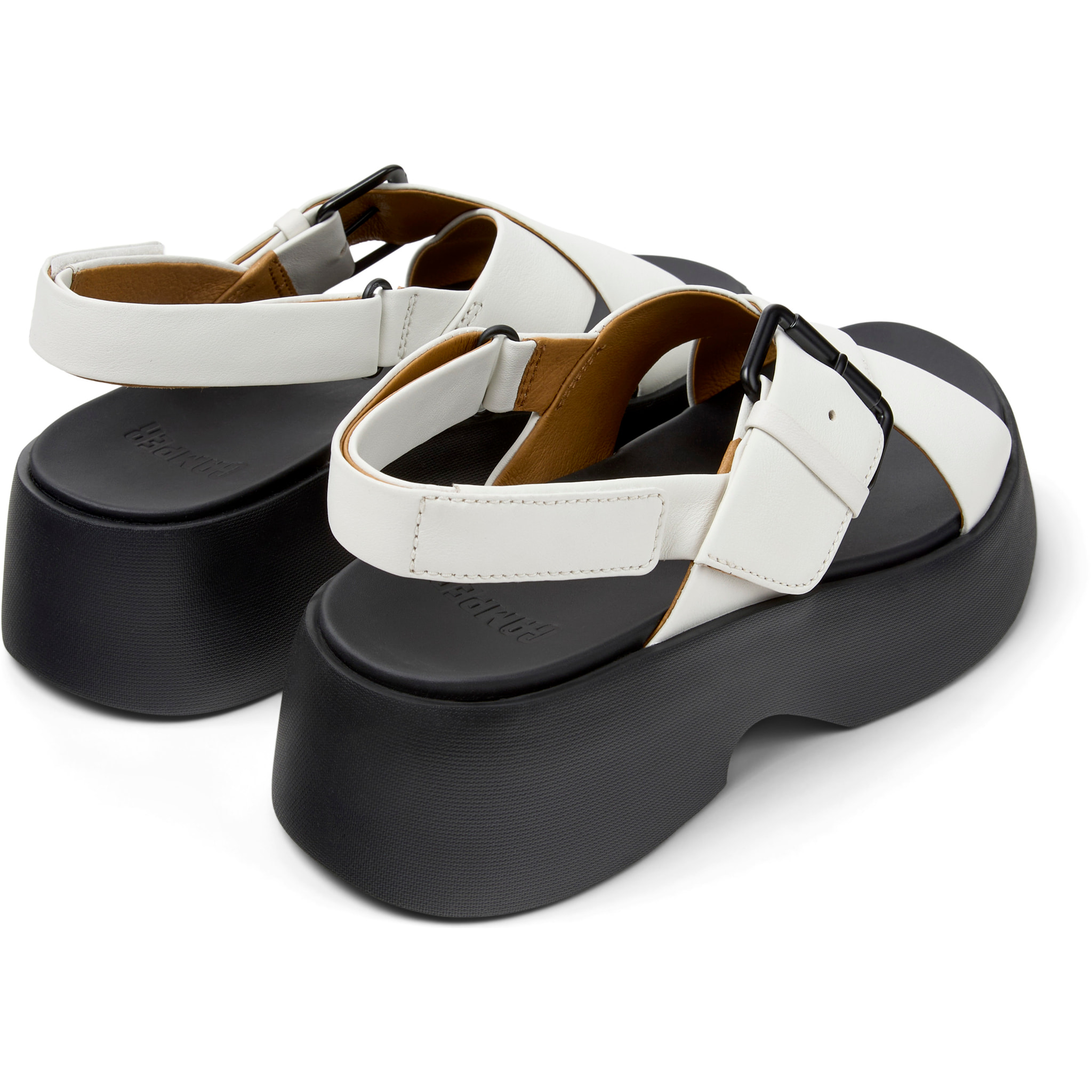 Sandalias - CAMPER Tasha - Blanco - Cuero liso