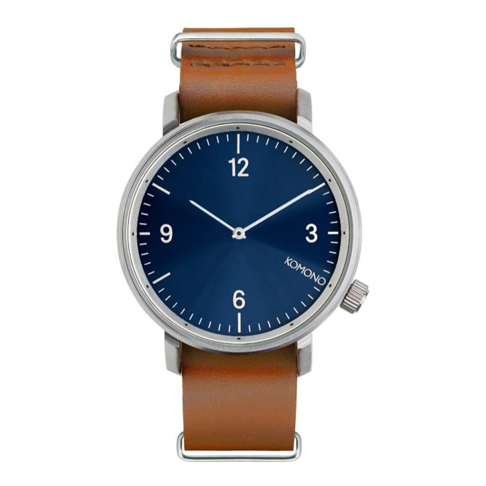 Reloj Komono KOM-W1947 Hombre Analogico Cuarzo con Correa de Cuero