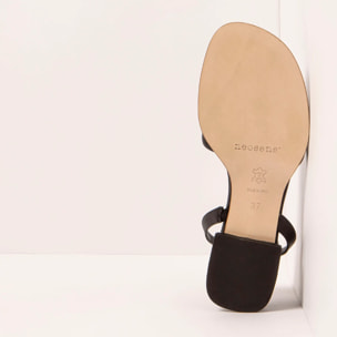 Sandalias S3156 CRISTAL BLACK/ VALVIN color Black