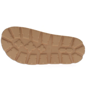 Armata di Mare Scarpe Donna Ciabatte con Fibbia in Metallo AMD S51H01 Camel