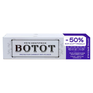 Botot Dentifrice Figue Menthe Cannelle 2X75ml