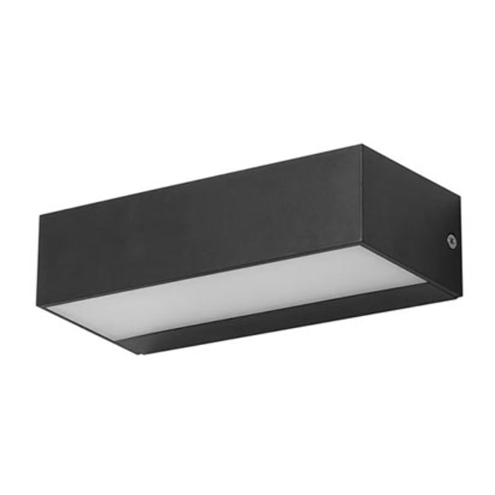 Forlight Ara Small aplique exterior empotrable de paret con luz led  blanco calido 3000K  en color gris urbano