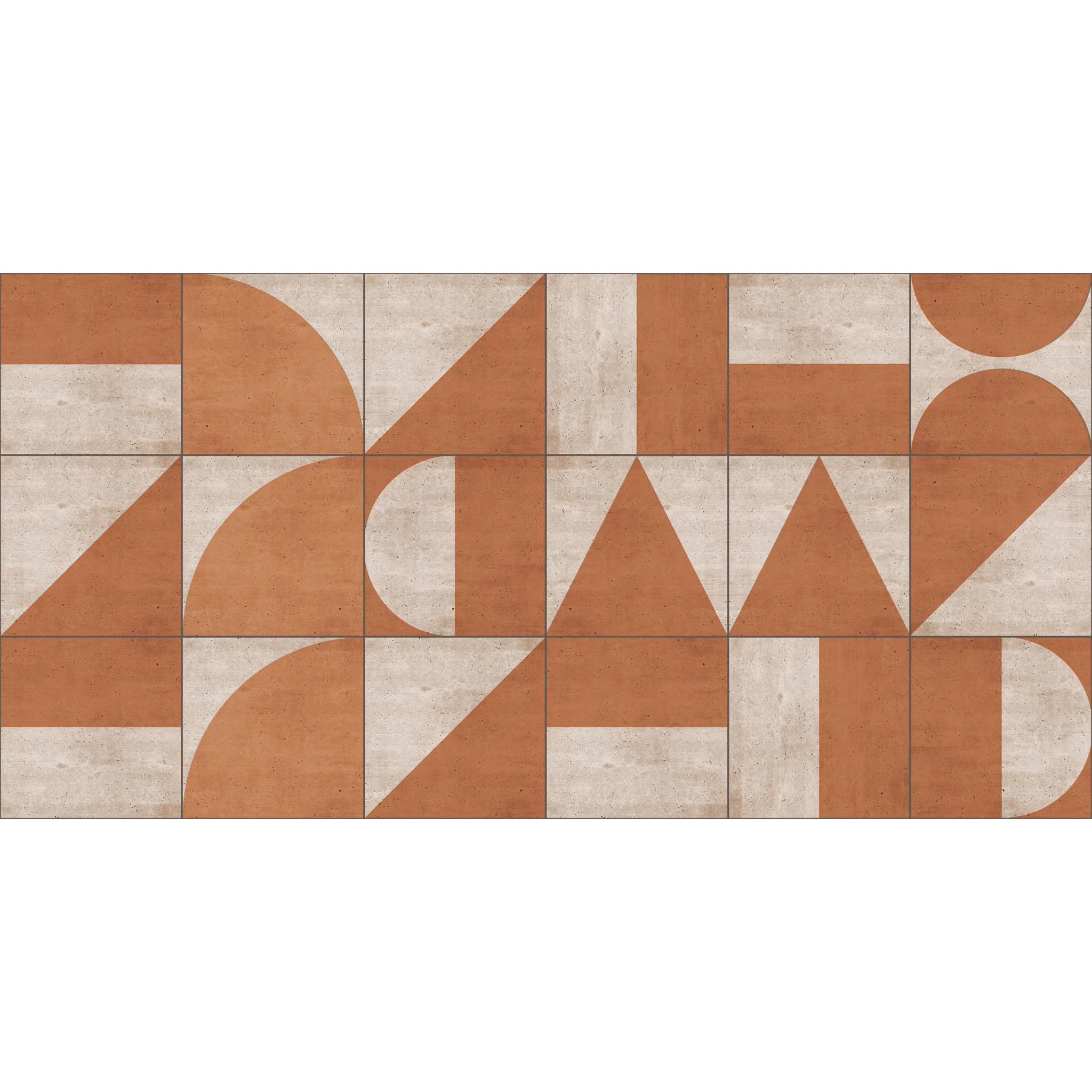 Alfombra de vinilo CERAMIKO, Troya 80x300 cm